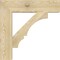 Ekena Millwork Balboa Block Rough Sawn Bracket, Douglas Fir, 6"W x 30"D x 30"H BKT06X30X30BOA05RDF - alternate 3